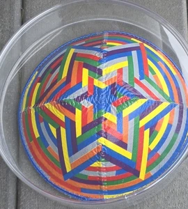 Sol LeWitt Yarmulken Kippah Edizione Limitata 5 1/4 7° Editto Beth Shalom CT - Foto 1 di 6