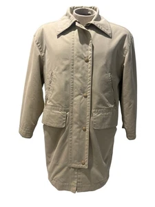Vintage Escada Margaretha Ley beige Trenchcoat Made Germany 89-90 kariert gefüttert - Bild 1 von 12