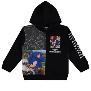 Boys Sonic The Hedgehog Pullover Hoodie- Sonic, Tails, Shadow and Knuckles... - Picture 1 of 28