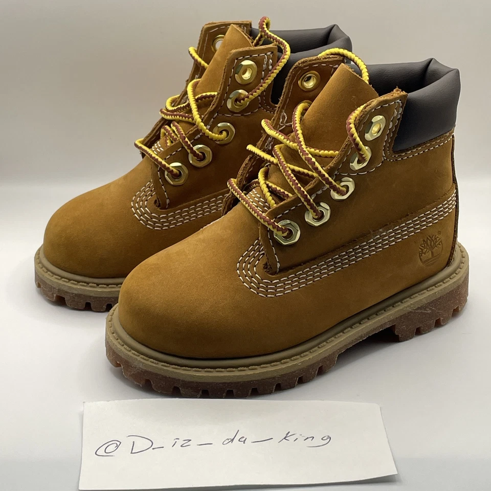 Timberland Premium 6” Botas de Invierno Impermeables Niño Pequeño Talla 6m Trigo Nubuck 12809 Foto 1 de 4