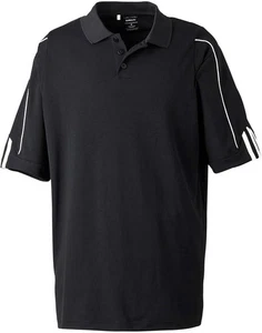 Adidas A76 Herren Climalite 3-Streifen Herren Golf Poloshirt Gr.M Schwarz P77781 - Bild 1 von 1
