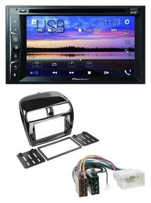 Pioneer Bluetooth 2DIN USB DVD DAB MP3 Autoradio für Mitsubishi SpaceStar Mirage - Bild 1 von 4