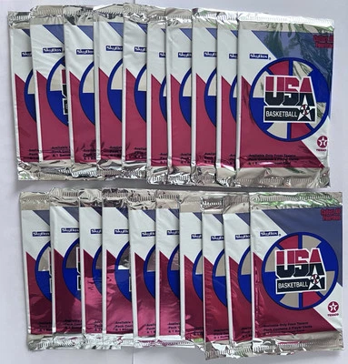 1996 德士古 Skybox 美国篮球卡(50 张未开封密封包) — 第 1/3 张图片