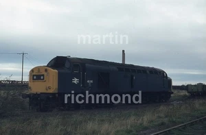 Doncaster Works Class 40 40196 1984 Agfachrome Kleinbilddia 3J2 RN523 - Bild 1 von 1