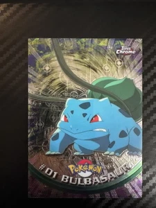 Bulbasaur #01 Pokémon 2000 Topps Chrome - Series 1 -holo - Picture 1 of 2