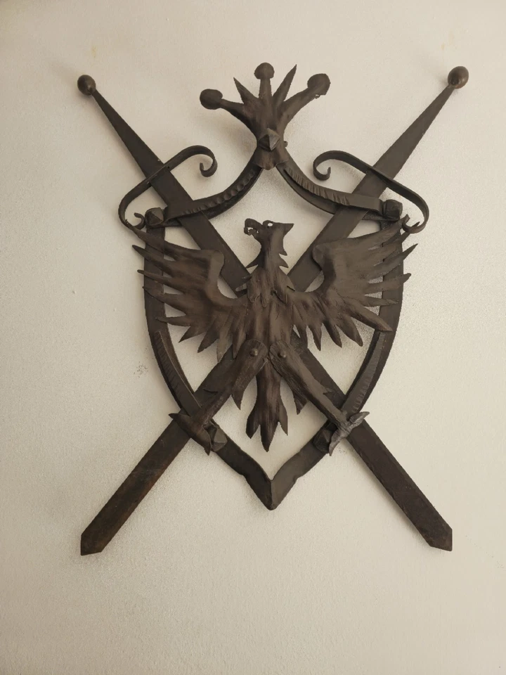 Stemma Araldico In ferro battuto antico - Immagine 1 di 3