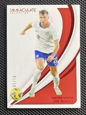 2024-25 Panini Immaculate Joe Scally USA USMNT Ruby 1/19 ≈ 1/1 - Image 1 of 2
