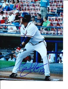 ATLANTA BRAVES GREGOR BLANCO SIGNED BATTING 8X10 - Picture 1 of 1