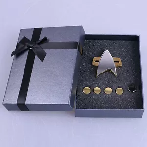 Badge Voyager Communicator Pin Rank Pin Set Brooches Gift - Picture 1 of 10