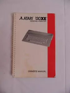 Atari 130XE Personal Computer Owner’s Manual ~1985 Vintage - Picture 1 of 5