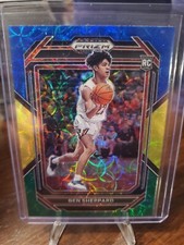 2023 Prizm Draft Picks Ben Sheppard Rookie choice Blue Yellow Green SP Pacers