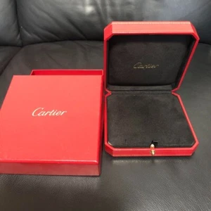 CARTIER Genuine Empty Box Necklace Pendant Storage Box Carry Case jewelry - Bild 1 von 24