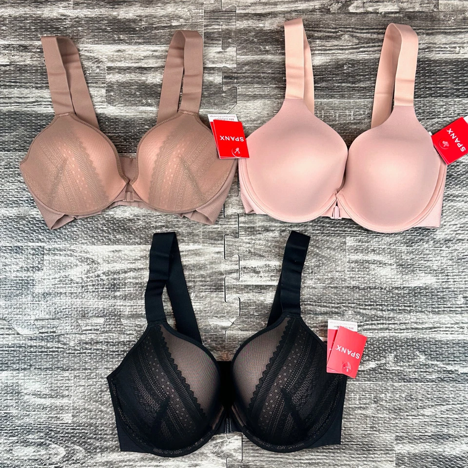 Spanx Bra-llelujah Illusion Lace Full Coverage Wired Bra Choose A Size NWT - Image 1 of 1