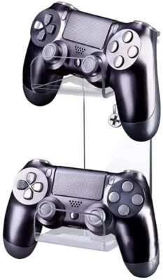 Universal Gaming Controller & Headphone Wall Rack | Clear Acrylic Hanger Stand - Image 1 of 4