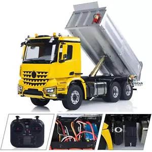 1/14 Radio Control Hydraulic Dump Truck 3348 6WD Tipper Model 2025 No Lock Axle - Picture 1 of 12