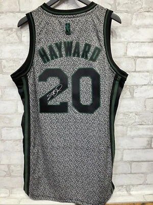 Camiseta Adidas Utah Jazz Firmada Para Hombre Talla Mediana M Autógrafo Gordon Hayward Foto 1 de 4
