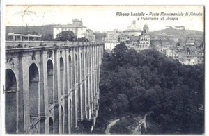 Albano Laziale - Ponte Monumentale di Ariccia e Panorama di Ariccia - 1922 - Bild 1 von 2