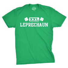 Mens XXL Leprechaun Funny Lucky Irish Saint Patricks Day St Patty Green T Shirt