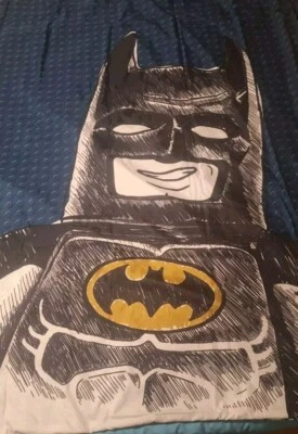 Lego Sketchy Batman Fabric, Comforter Cover Shell Reversible twin Bed Boys Girls - Image 1 of 4