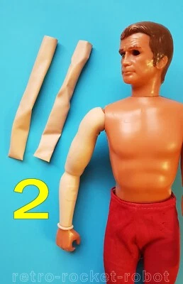 Six Million Dollar Man Replacement Arm Skin X 2 Plus Fitting Instructions