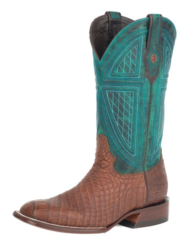 Stetson Western Boots Mens Alligator 9.5 D Brown 12-020-1852-0417 BR - Image 1 of 1