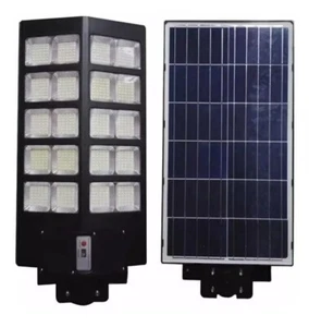 LED STRAßENLATERNE 1500 W SOLARPANEL FERNBEDIENUNG DÄMMERUNG SCHEINWERFER LICHT - Bild 1 von 3
