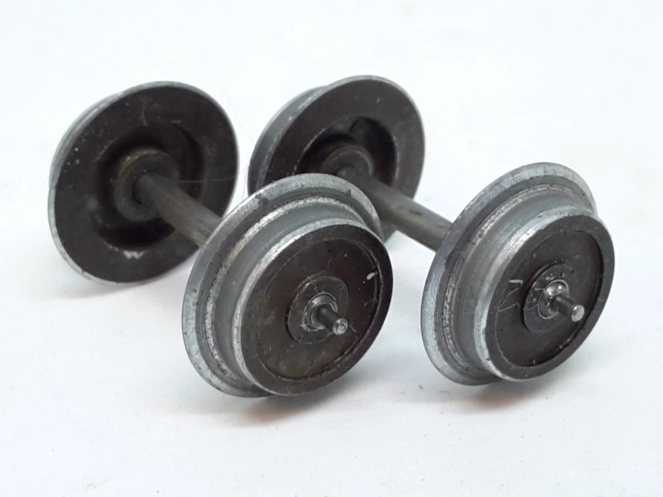 Pair Of Metal Axles Alternating Current Railway Modeling D.ø 13Mm - Image 1 of 1