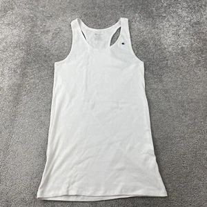 Champion Tank Top Men's 2XL White Ribbed Racerback Comfort - Picture 1 of 7