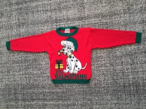 Vintage Jet Set 101 Dalmatians Disney Sweater Toddler size 6 - Picture 1 of 12
