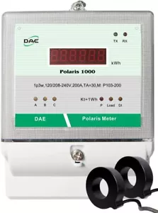 DAE P103-200D-S KIT, UL, Demand, kWh Submeter, 1P3W, 200A, 120/240V, 2 CTs - Picture 1 of 6