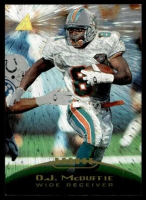 1995 Pinnacle Trophy Collection O.J. McDuffie G61 Miami Dolphins #139 - Image 1 of 2