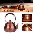 Copper Tea Kettle PU Leather Wrapped Handle Water Boiler Jug Tea Pot Hot Water