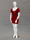 Female Plus Size Egg Head Mannequin Dress Form Display #MD-NANCYW2