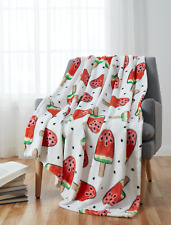 Kate Aurora Watermelon Popsicles Ultra Soft & Plush Oversized Throw Blanket