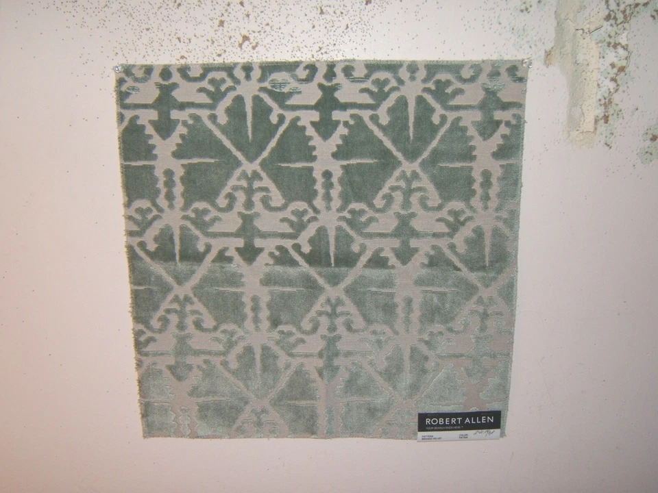 Robert Allen, Terciopelo Brando, Novedad Abstracta, Remanente, Pátina de Color Foto 1 de 1