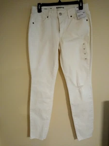 Sonoma Everyday Stretch Skinny Jeans    Size 6R    Winter White    New   (T006K) - Picture 1 of 10