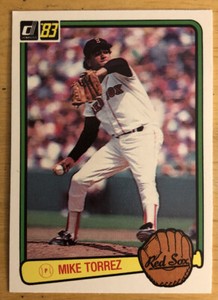 1983 Donruss Mike Torrez Baseball Card #512 Red Sox Pitcher Mid-Grade EX