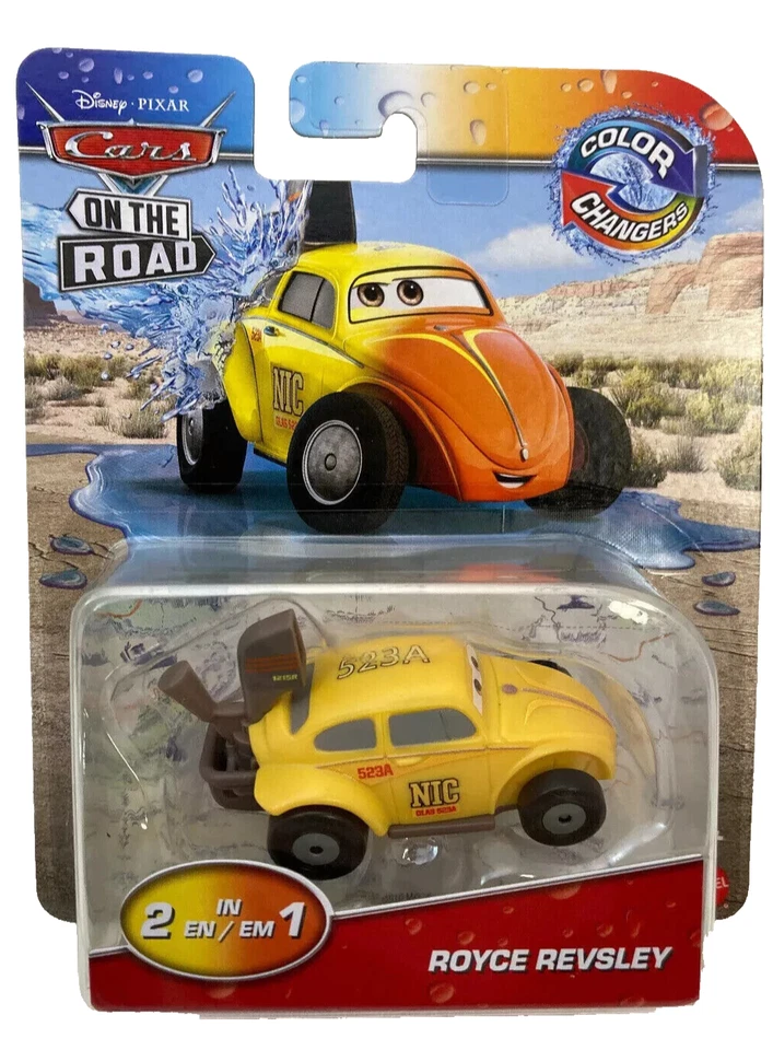 DISNEY CARS ON THE ROAD COLOR CHANGERS ROYCE REVSLEY 1:55 SCALE FREE SHIPPING! - Image 1 of 1
