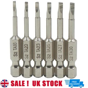 6x Triangle Head Security Screwdriver Tool Triangular for Electronics 1/4" 50mm - Picture 1 of 9