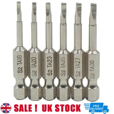 6x Triangle Head Security Screwdriver Tool Triangular for Electronics 1/4" 50mm - Image 1 of 4