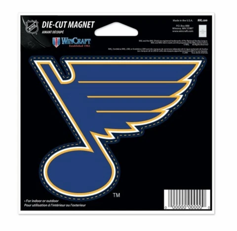 NHL St. Louis Blues 4 inch Auto Magnet Die-Cut by WinCraft Cover