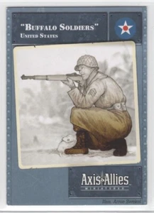 Axis and Allies Miniatures Buffalo Soldiers D-Day #18 USA Stat Card ONLY - Bild 1 von 2