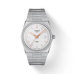 Reloj para hombre Tissot PRX esfera plateada de cuarzo T137.410.11.031.00 - Imagen 1 de 3