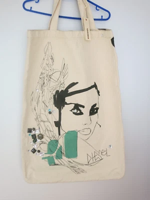 DIESEL Tragetasche Damentascge beige Strasssteine NEU - Bild 1 von 4