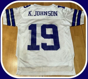 Dallas Cowboys Keyshawn Johnson Reebok On Field Replica Jersey Youth Small 8 - Picture 1 of 5