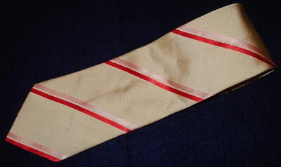 CORBATA A RAYAS AMARILLA/ROJA/ROSA DUNHILL PARA HOMBRE - CORBATAS - CORBATAS PARA EL CUELLO - CORBATAS DE DISEÑADOR. Foto 1 de 4