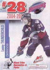 2004-05 Lethbridge Hurricanes #20 Lenny Thunderchild