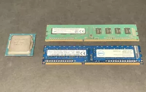 Intel Core i3-6100 3.7GHz Processor and 2x4GB DDR3 Ram - Picture 1 of 5