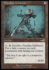 1x Parallax Inhibitor Nemesis MtG Magic Artifact Rare 1 x1 Card Cards