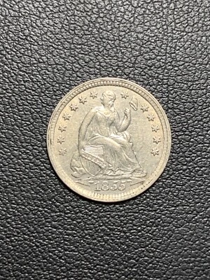 1855-P LIBERTY SEATED ARROWS HALF DIME "HIGH GRADE" - Image 1 of 4